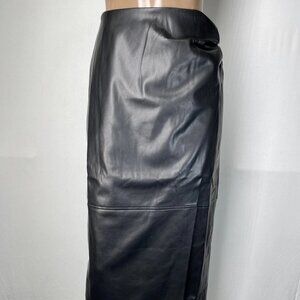 Cami NYC Lorena Vegan Faux Leather Midi Skirt